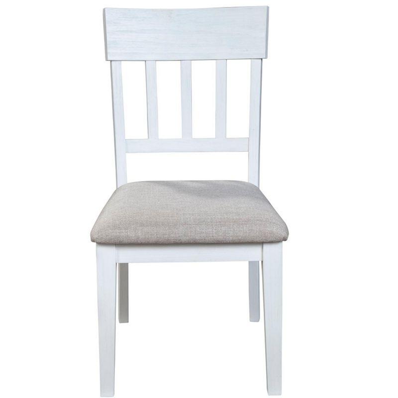 Alpine Furniture Donham Dining Chair, Mystic White