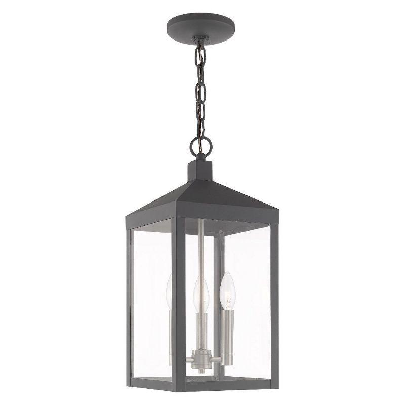 Livex Lighting Nyack 3 - Light Pendant in  Scandinavian Gray