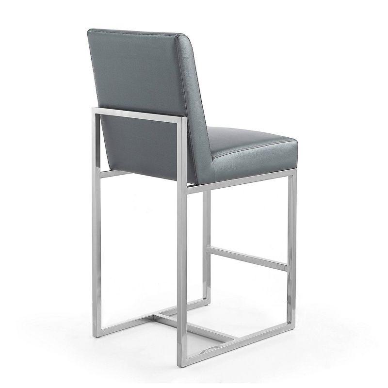 Element Upholstered 24.8'' Counter Stool with Metal Frame