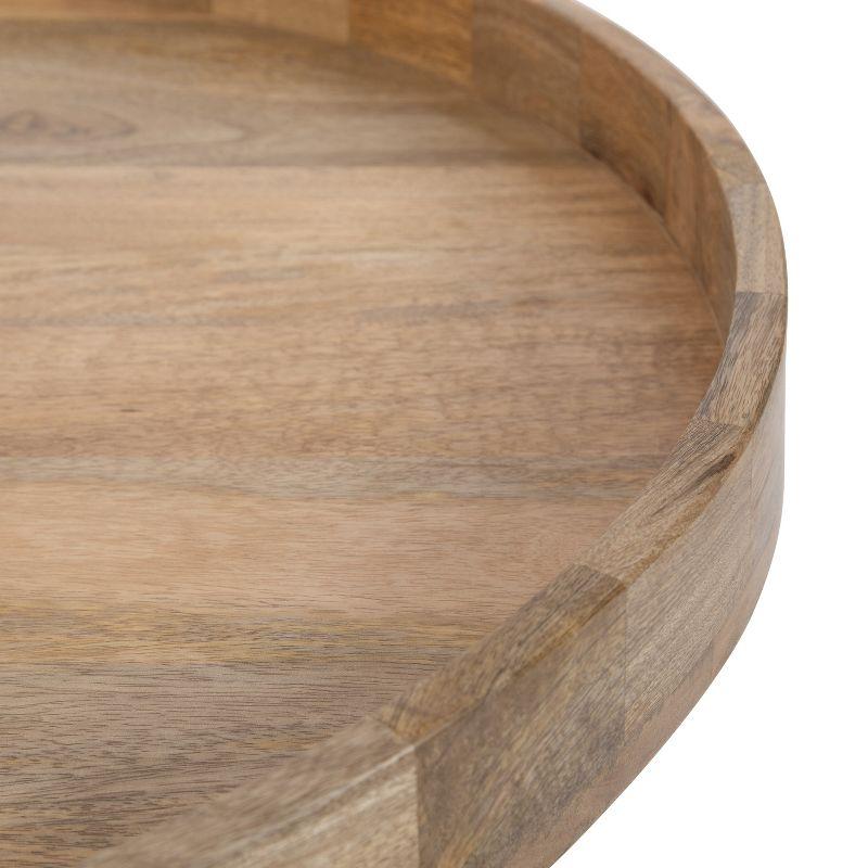 Kate and Laurel Avery Round Wood Coffee Table