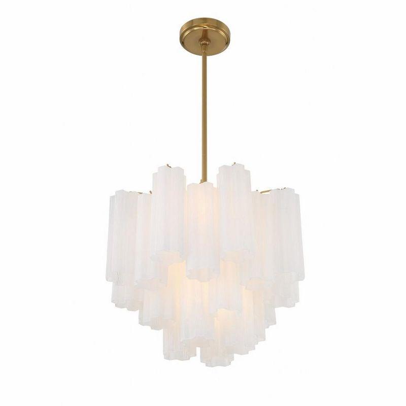 Crystorama Lighting Addis 4 - Light Chandelier in  Aged Brass