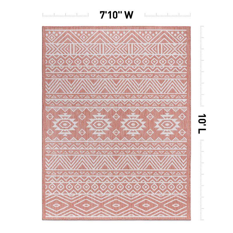 Terra Geometric Flat Woven Indoor/Outdoor Area Rug