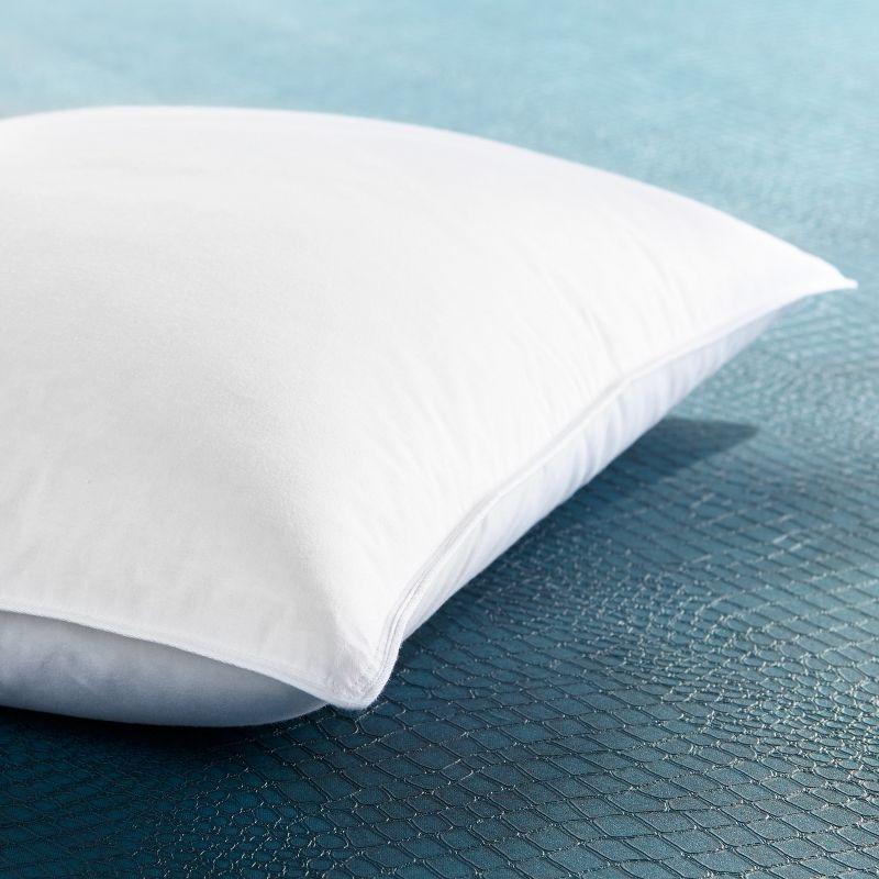 Standard White Feather Down Hypoallergenic Pillow