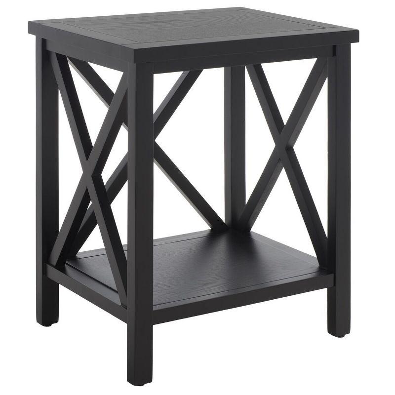 Candace End Table - Black - Safavieh.