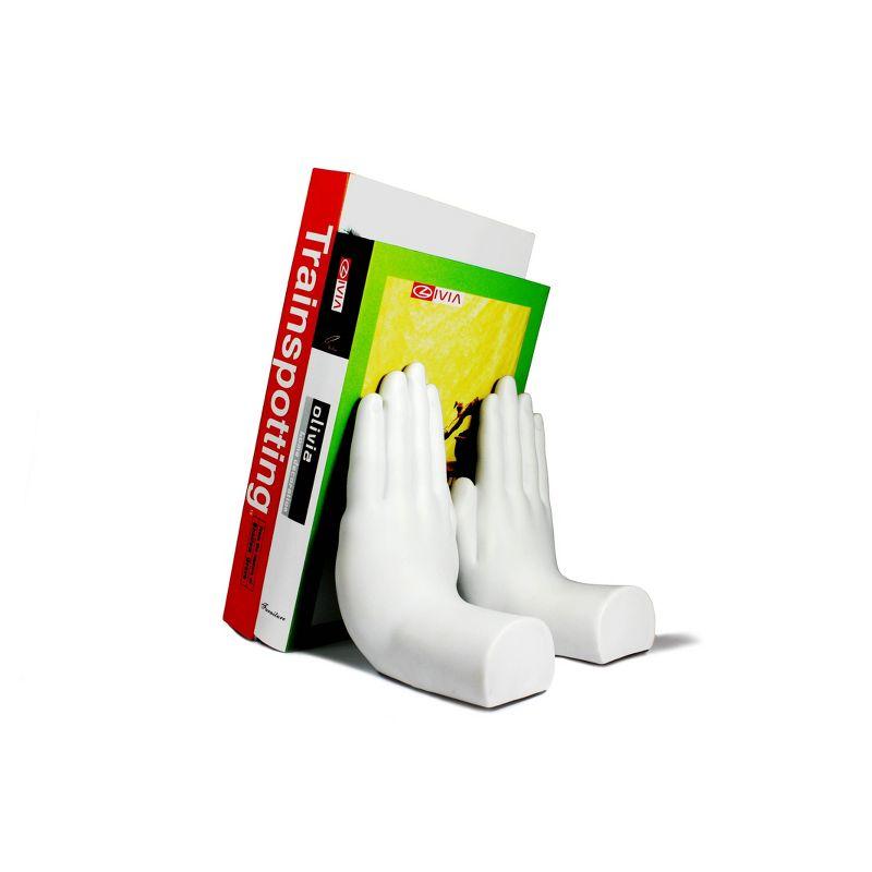 Wrought Studio™ Modern & Contemporary Resin Non-Skid Bookends (Set of 2)