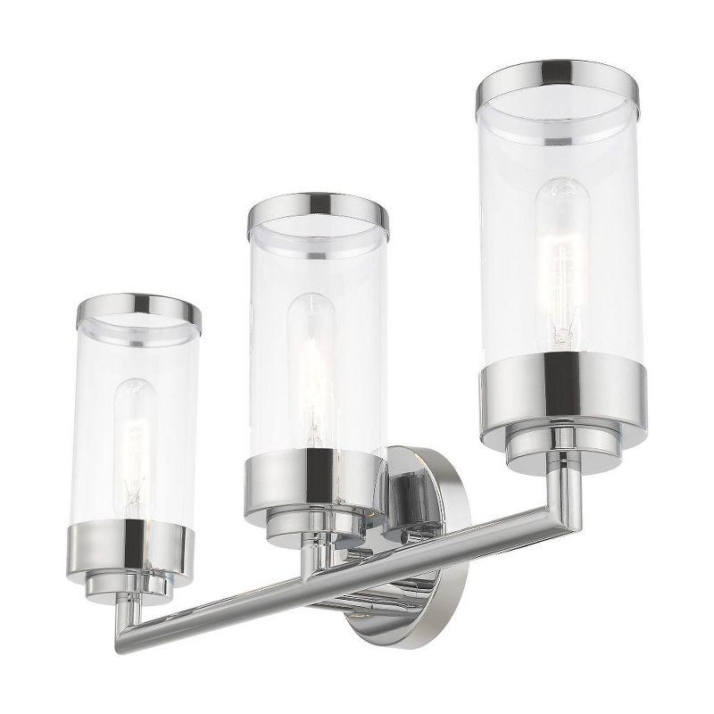 Livex Lighting Hillcrest 3 - Light Vanity in  Polished Chrome