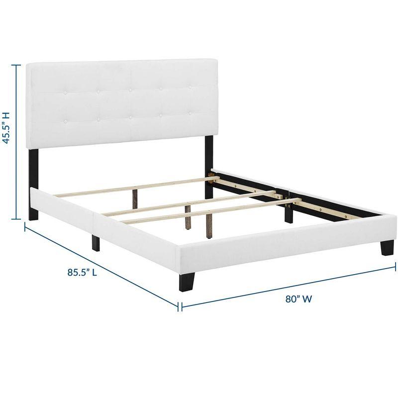 Modway Amira King Upholstered Fabric Bed