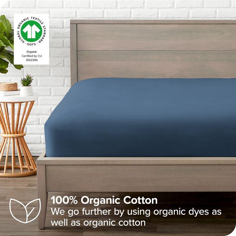 Bare Home Organic Sateen Fitted Sheet