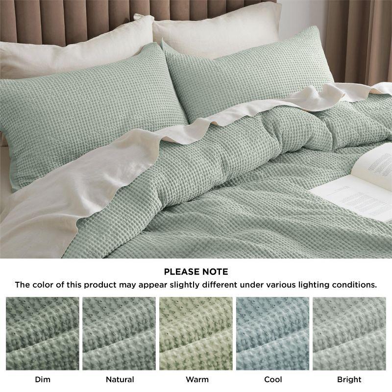 Bedsure Bedsure 100% Cotton Waffle Weave Duvet Cover
