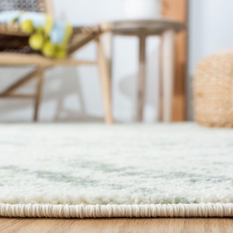 Adirondack ADR131 Machine Made Indoor Area Rug - Ivory/Green - 6'x9' - Safavieh
