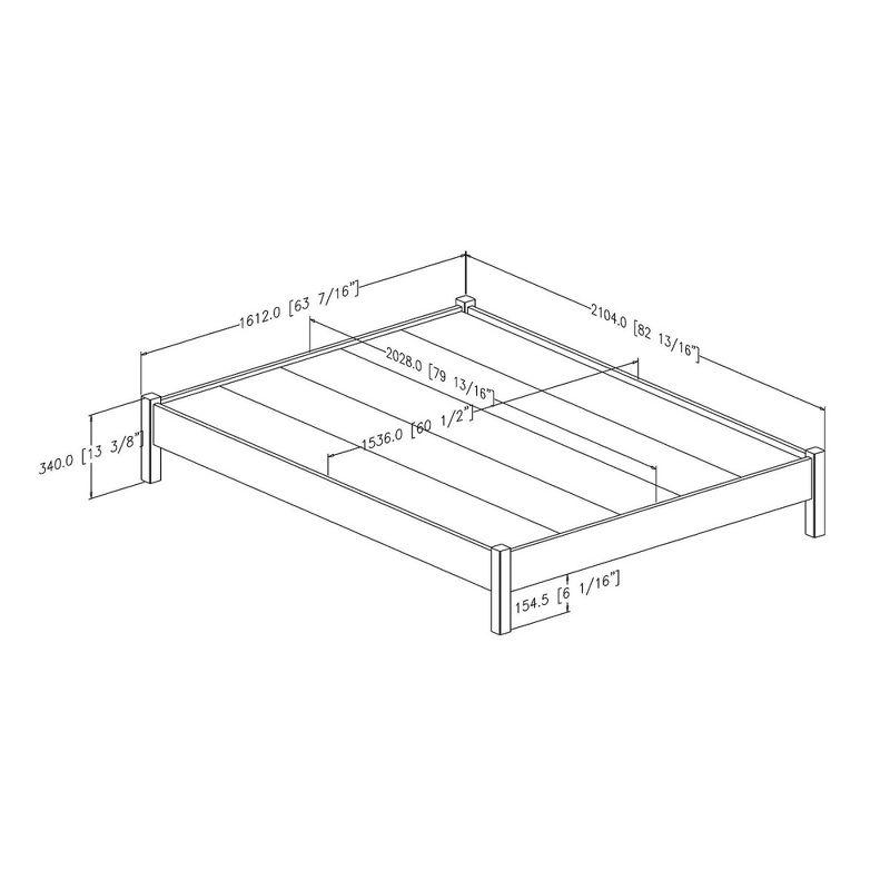 Step One Essential Low Profile Platform Bed