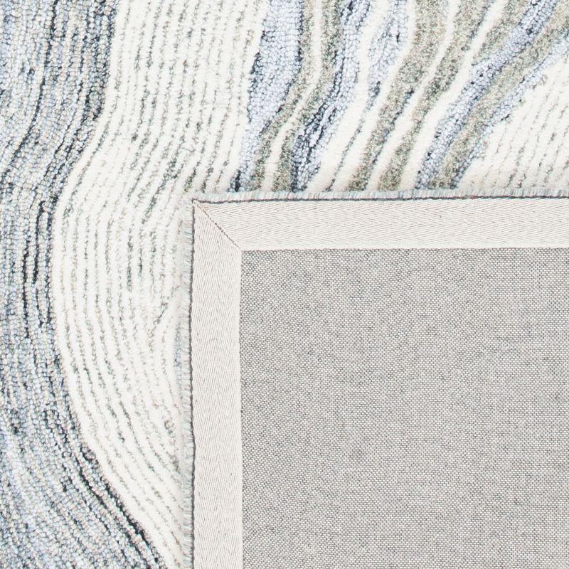 Fifth Avenue FTV121 Hand Tufted Indoor Area Rug - Grey/Ivory - 6'x6' - Safavieh