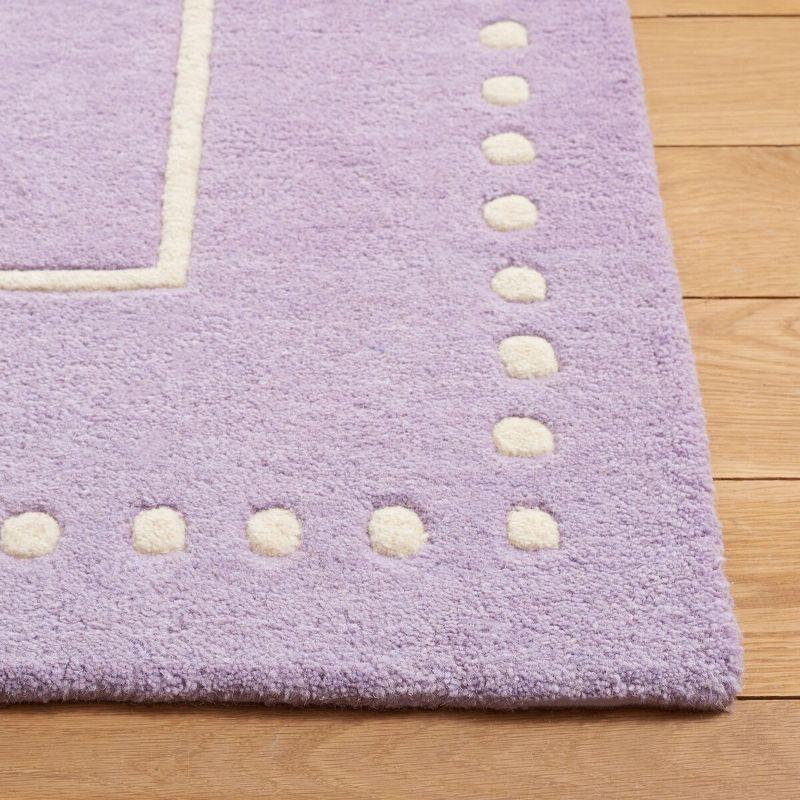 Bella BEL151 Hand Tufted Area Rug - Lavander/Ivory - 6'x9' - Safavieh.