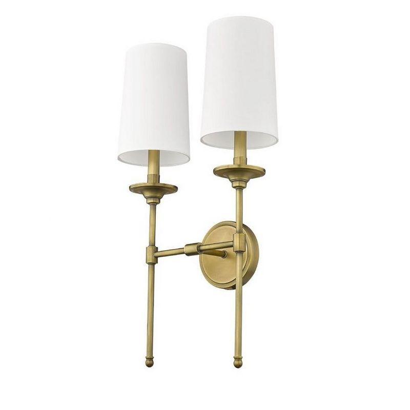 Z-Lite Emily 2 - Light Wall Light in  Rubbed Brass