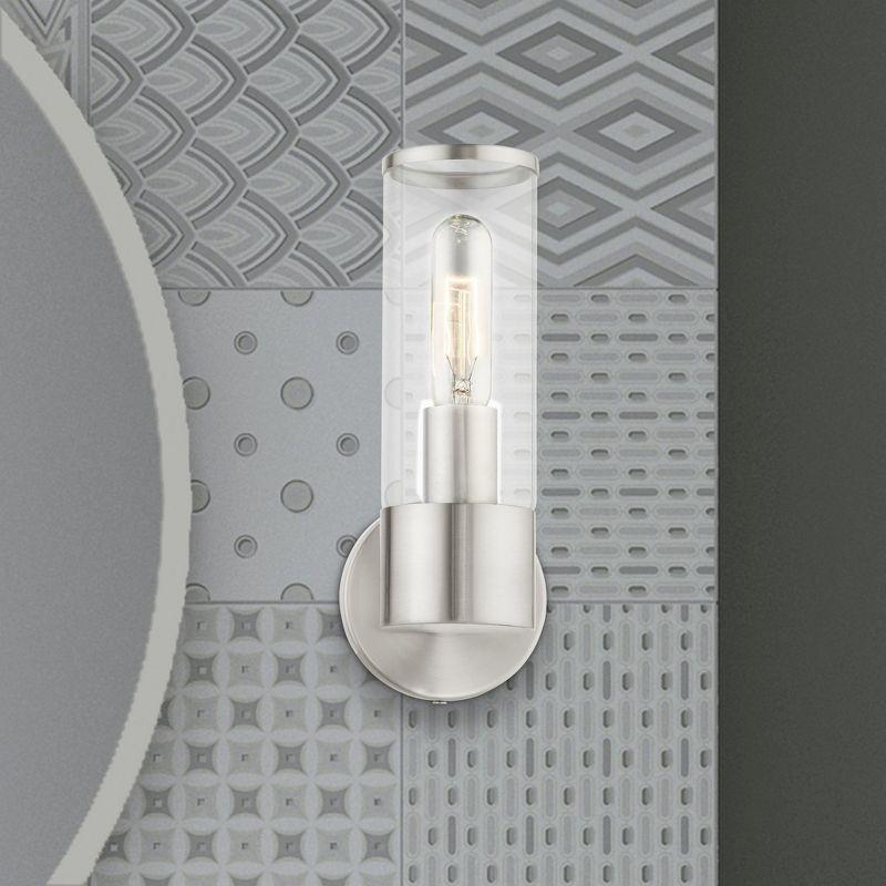 Livex Lighting Banca 1 - Light Sconce in  Brushed Nickel
