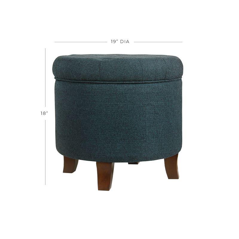 Boho Tufted Storage Ottoman - HomePop