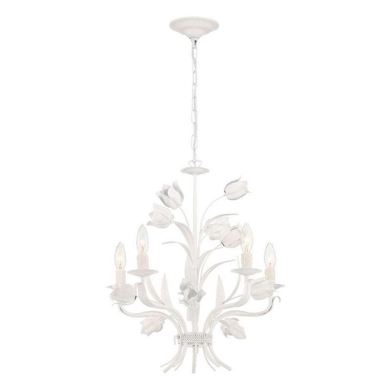 Crystorama Lighting Southport 5 - Light Chandelier in  Wet White