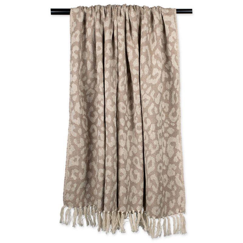 Leopard Print Throw - Design Imports