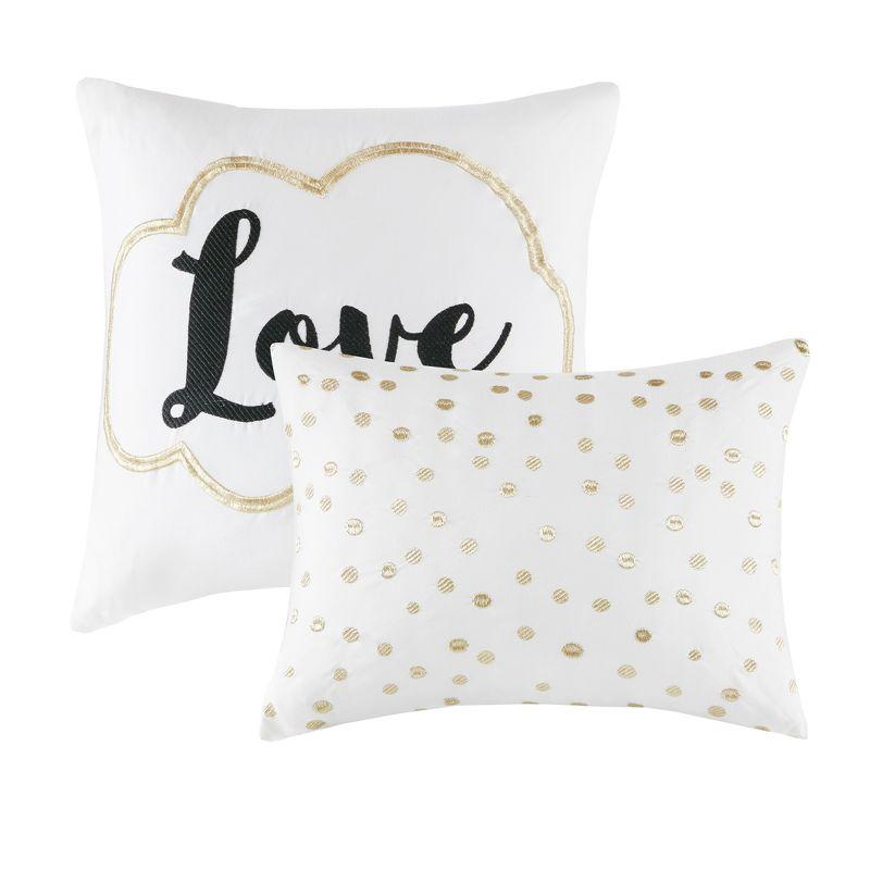 Intelligent Design Raina Metallic Printed Comforter Set