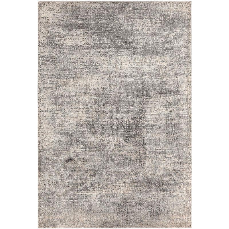 Unique Loom Finsbury Collection Area Rug - Sarah (6'  x 9' Rectangle Gray/Ivory)