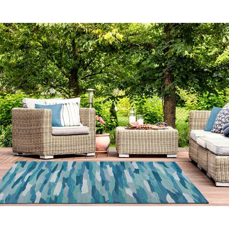 Liora Manne Capri Cloud Indoor/Outdoor Rug Aruba 7'6" x 9'6"