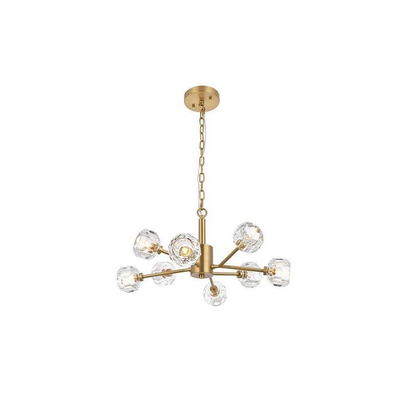 Elegant Lighting Graham 8 - Light Pendant in  Gold
