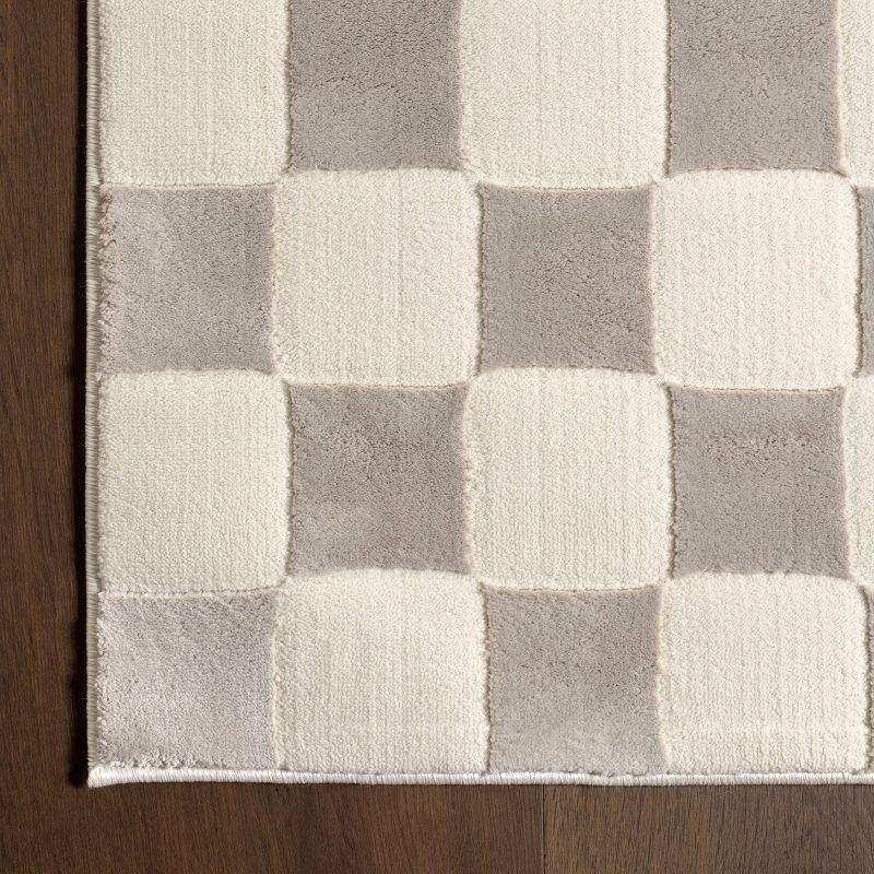 Nuloom Alaiya Checkered Machine Washable Indoor Area Rug