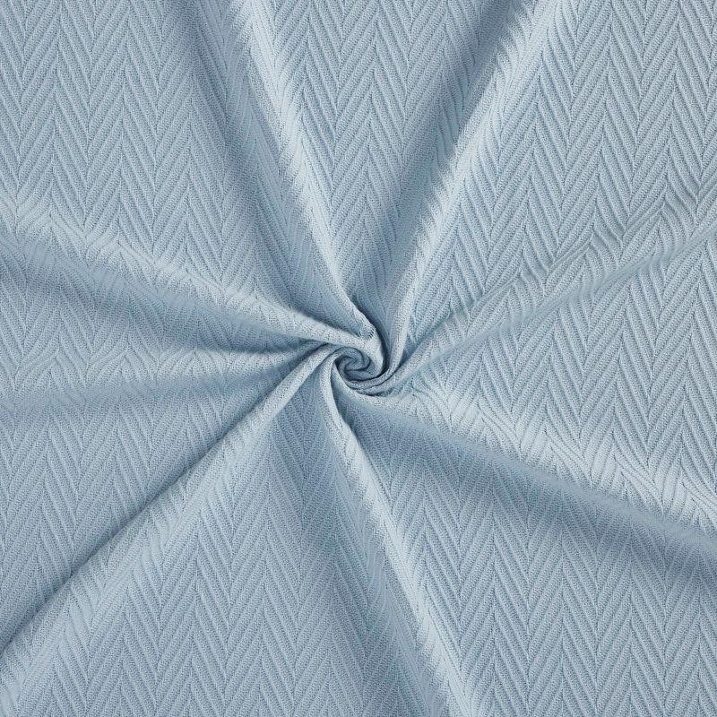 Metro Zig-Zag Chevron Cotton Blanket by Blue Nile Mills