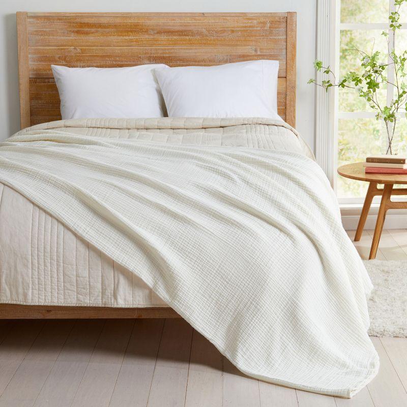 Market & Place 100% Cotton Muslin Bed Blanket