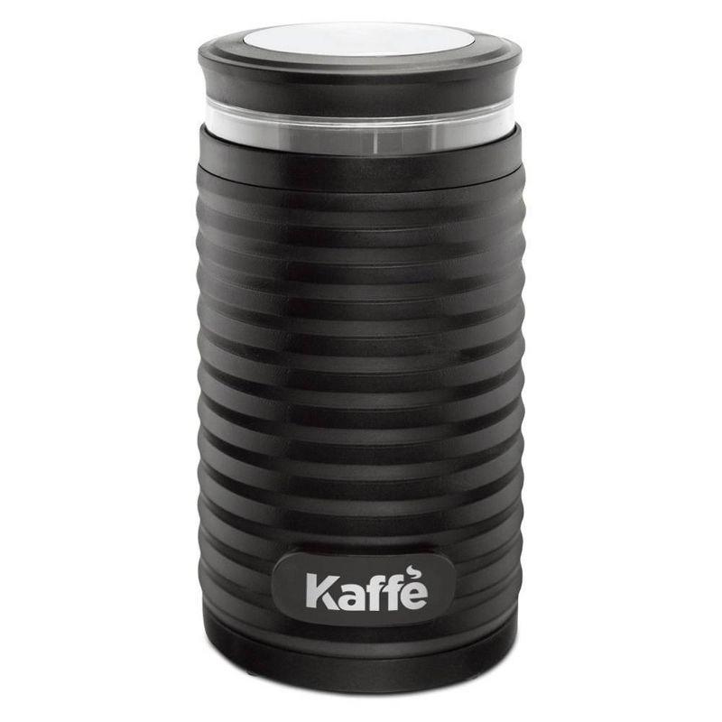 Electric Coffee Blade Grinder - Black (Cleaning Brush Included) NEW ROUND MODEL!: Kaffe, Medium to Extra Fine Grind, 3 Cup Capacity