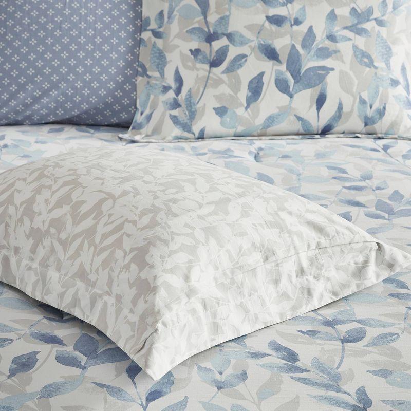 Madison Park Essentials Sofia Microfiber Reversible Comforter Set with Bed Sheets