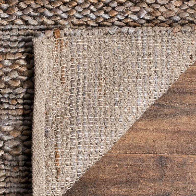 Handwoven Beige Natural Fiber 27" Area Rug