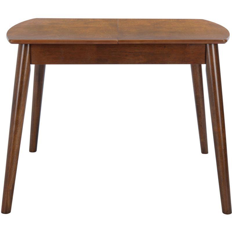 Varda Manual Extension Dining Table - DTB1402A - Walnut - Safavieh