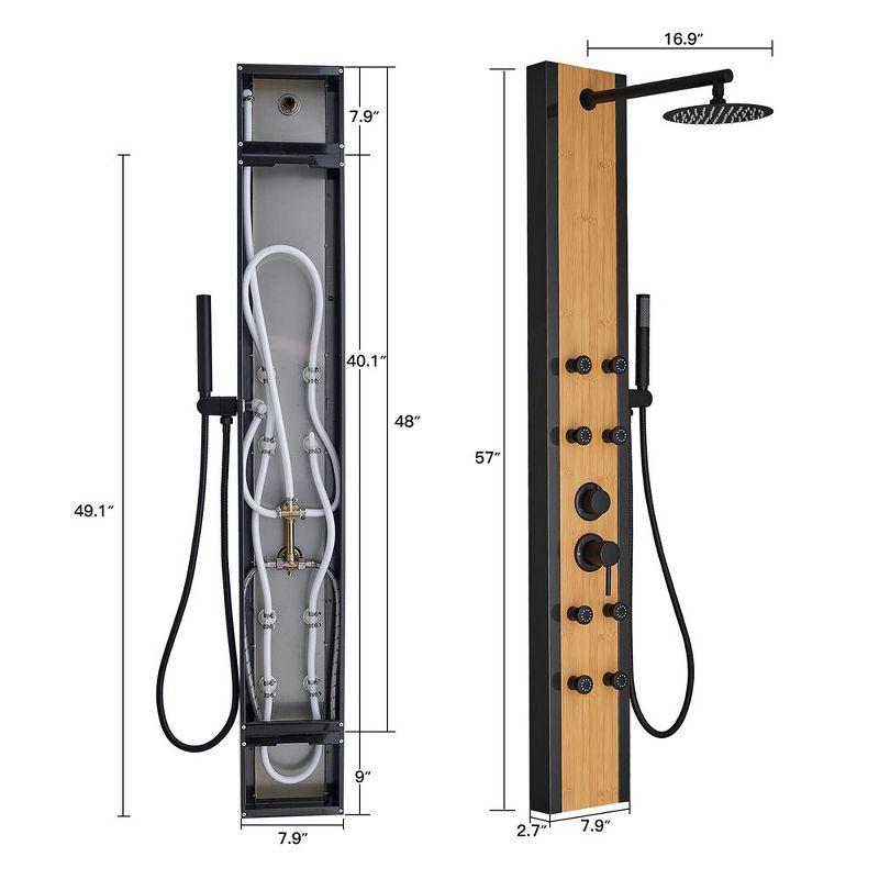 60.55'' Shower Panel with Adjustable Shower Head