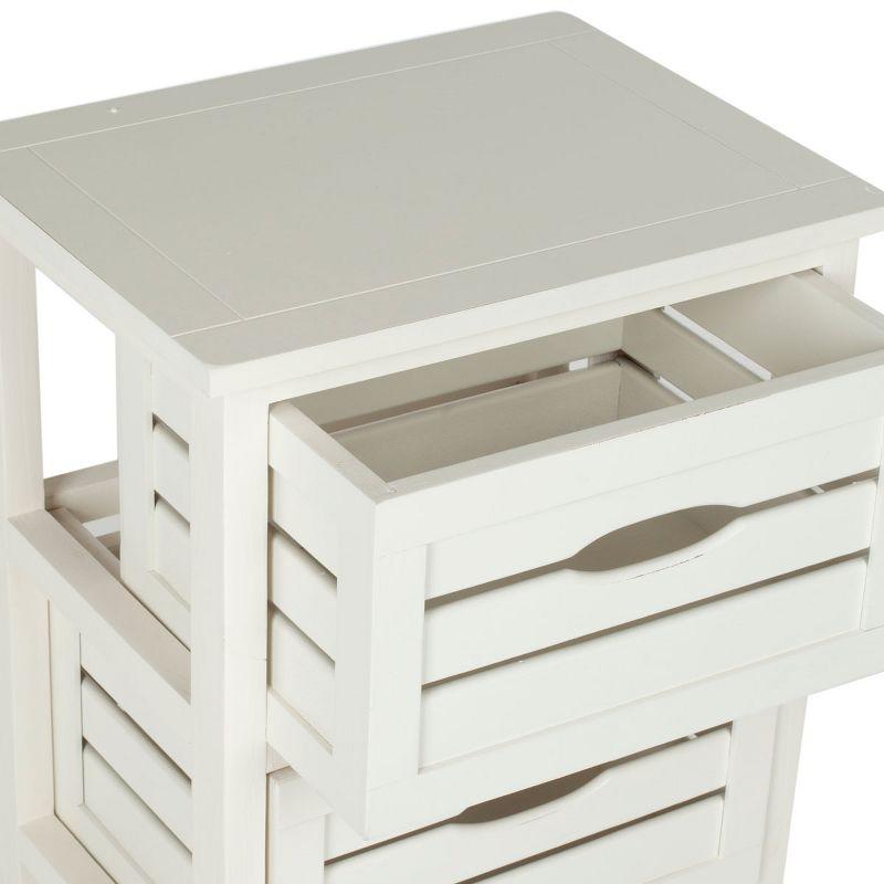 Samara 3 Drawer Cabinet - AMH5713 - Distressed Cream - Safavieh Couture