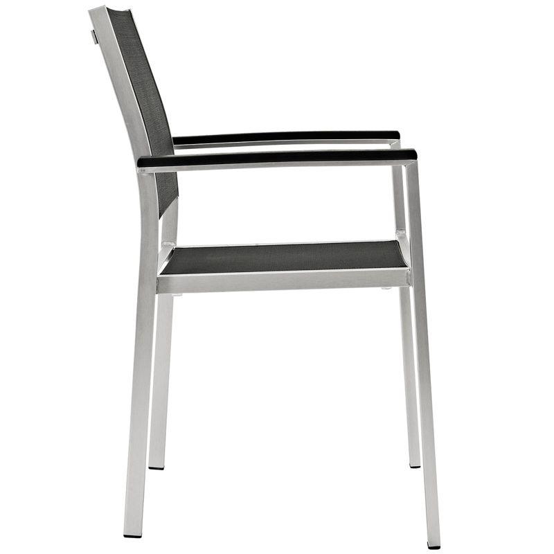 Modway Shore Dining Chair Outdoor Patio Aluminum (Set of 2)