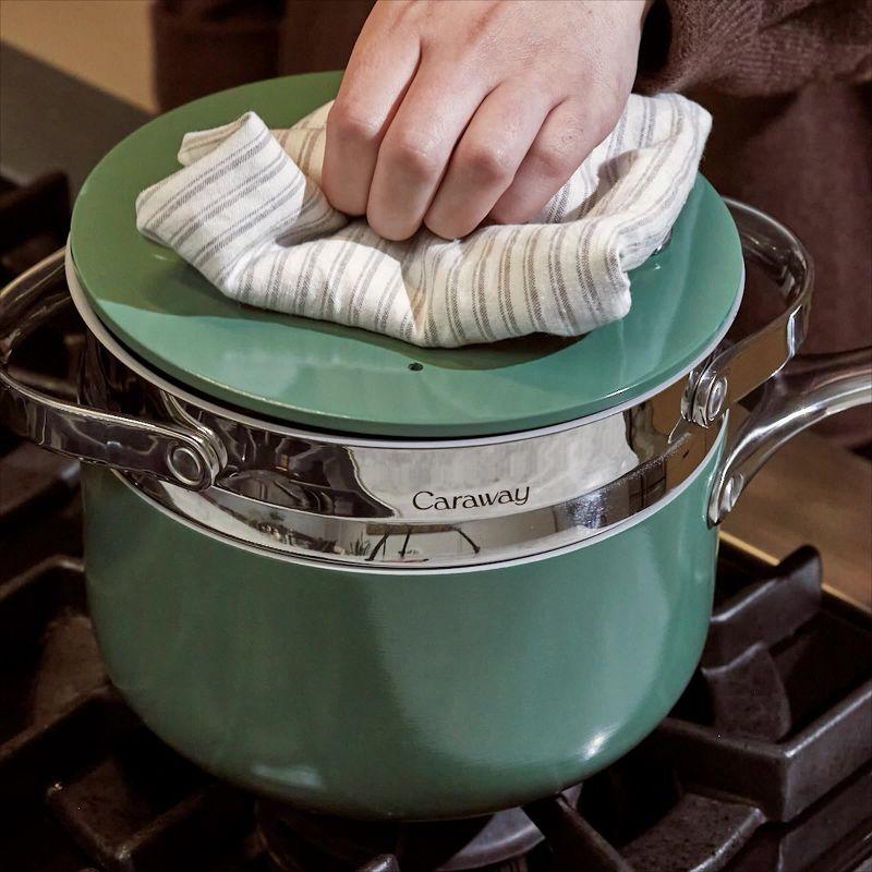 Caraway ® Stainless Steel 6.5-Qt. Dutch Oven Steamer