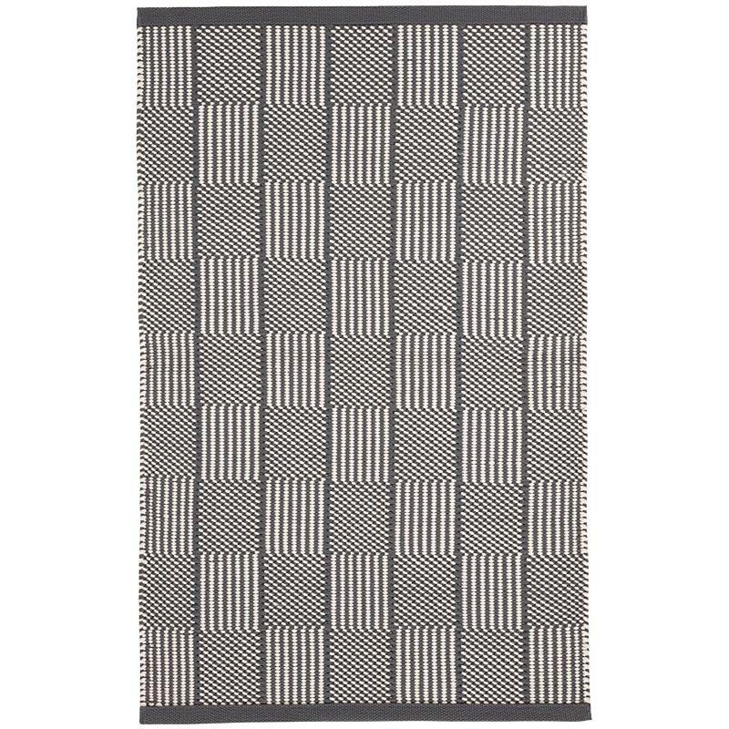 Squares Grey Indoor/Outdoor Rug