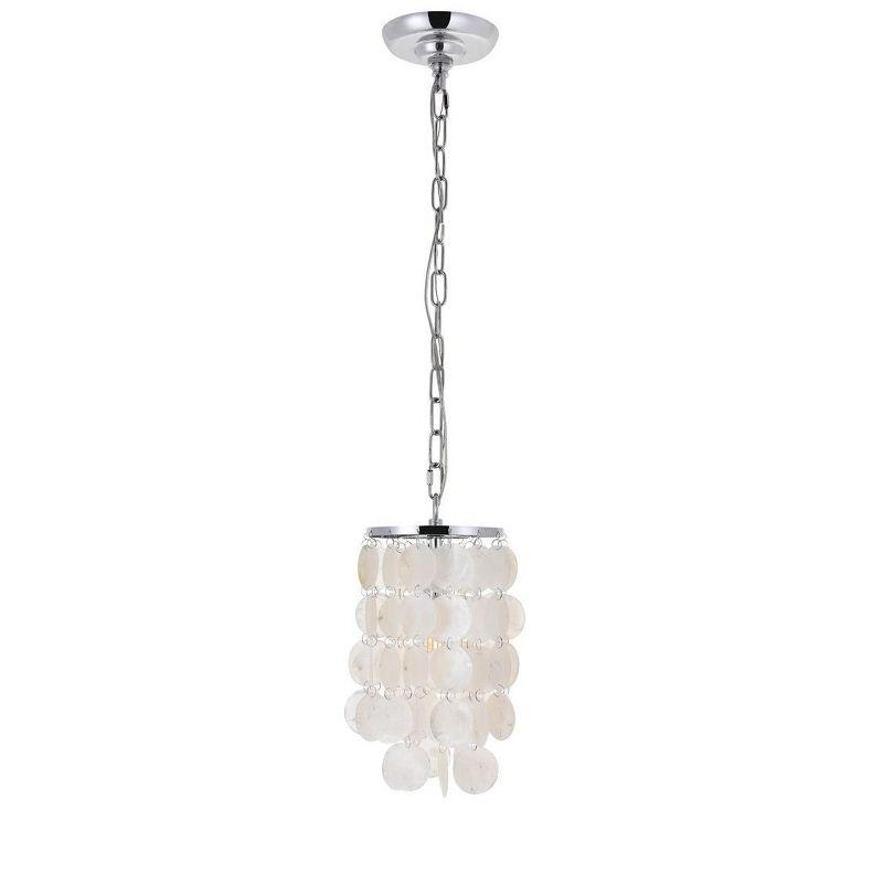 Elegant Lighting Selene 1 light Chrome Pendant