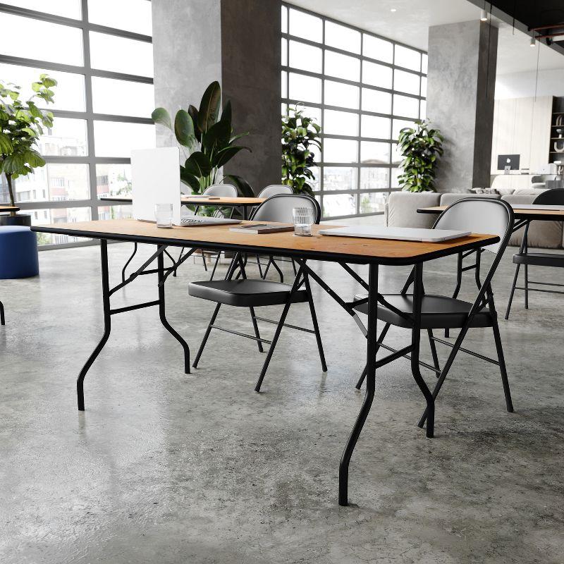 Flash Furniture Wofford Rectangular Wooden Folding Training and Event Table
