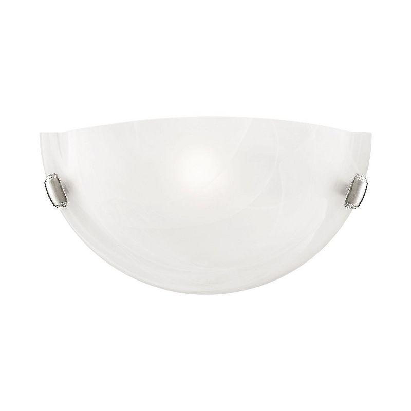 Livex Lighting Oasis 1 - Light Wall Light in  Brushed Nickel