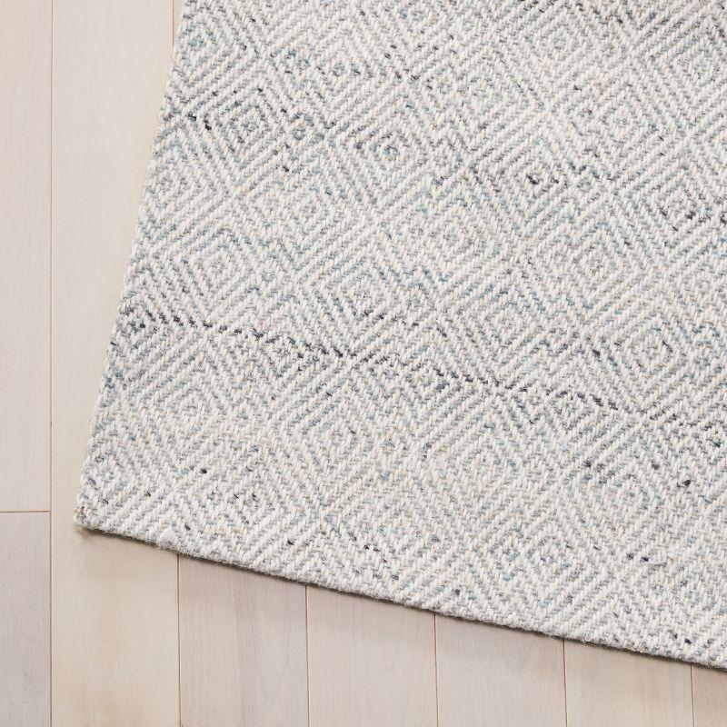 Martha Stewart Rugs Msr9675 Wilton Martha Stewart Hand Woven 80% Wool 20% Cotton Geometric Rug