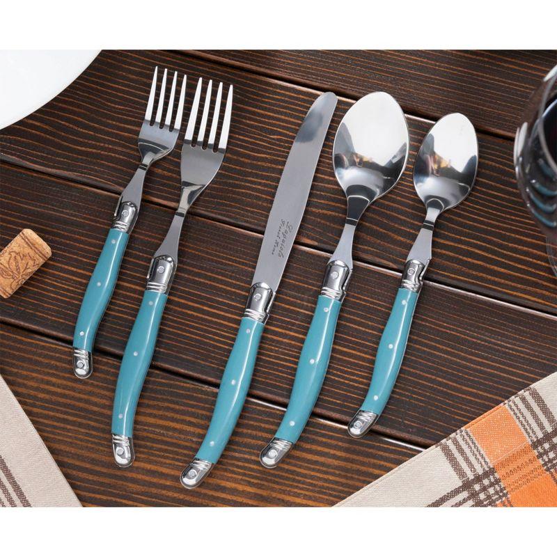 French Home French Home Laguiole 20 Piece Stainless Steel Flatware Set, Service for 4 (Set of 20)