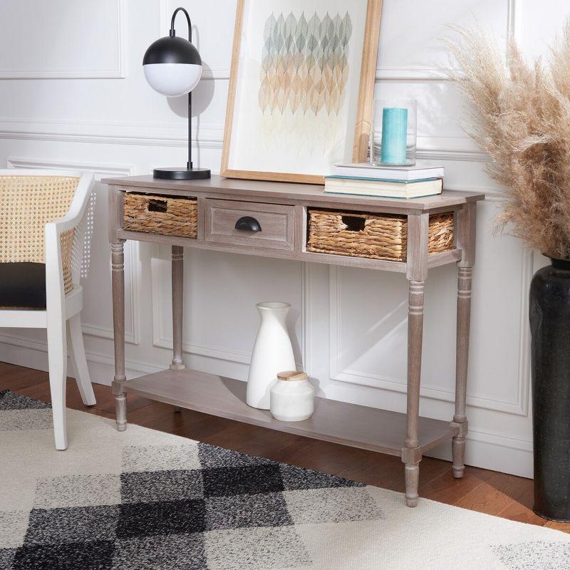 Christa Console - AMH5737E - Gray - Safavieh Couture