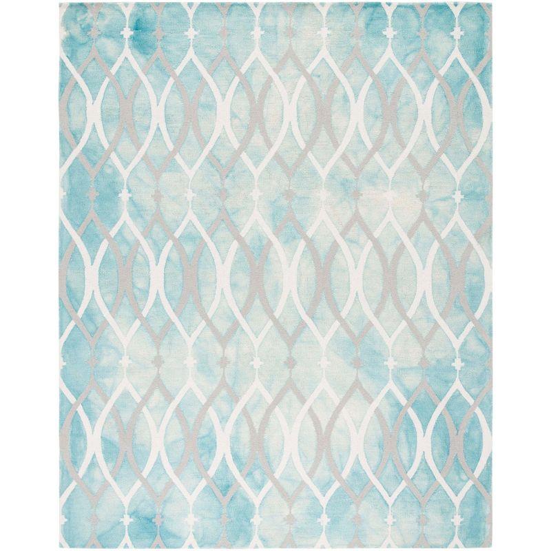 Dip Dye DDY534 Hand Tufted Area Rug - Green/Ivory Grey - 8'x10' - Safavieh.