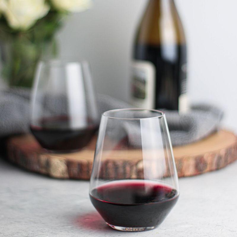Signature-Greenwich Stemless Wine Glasses (Set of 6)