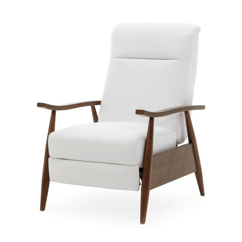Comfort Pointe Solaris Press-Back Recliner Milky White