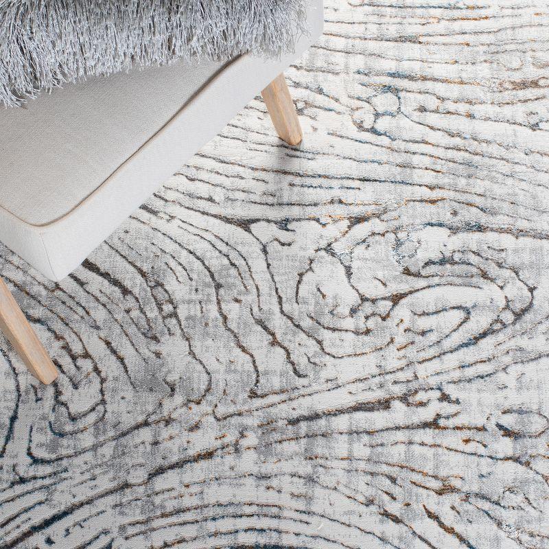 Sonoma SON355 Power Loomed Indoor Runner Rug - Ivory/Grey - 2'2"x9' - Safavieh
