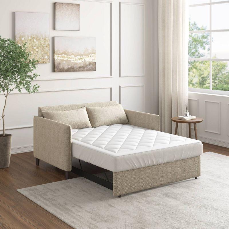 Full Size White Waterproof Quilted Sofa Bed Mattress Pad