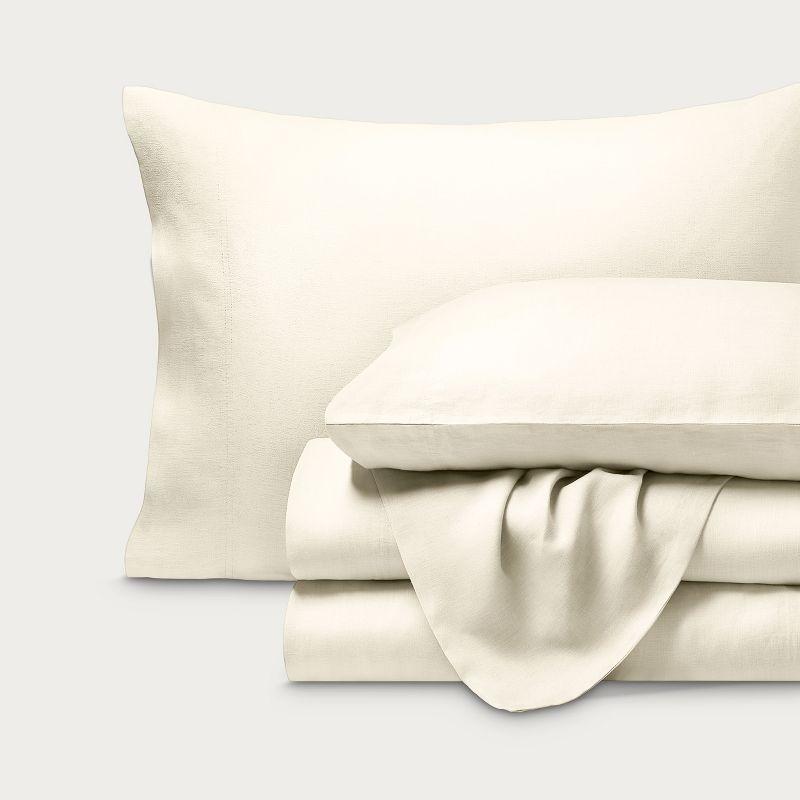 Bare Home 100% Linen Sheet Set